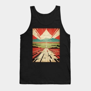 Nazca Lines Peru Tourism Vintage Poster Tank Top